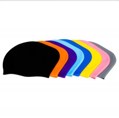 High Quality Custom Personalized Silicone Water Sports Swimming Cap Waterproof Ear Protect Swim Caps