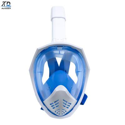 Great Dry Diving Swimming Free to Breathing 180 Degree Wide View Anti Leak Full Face Snorkel Mask